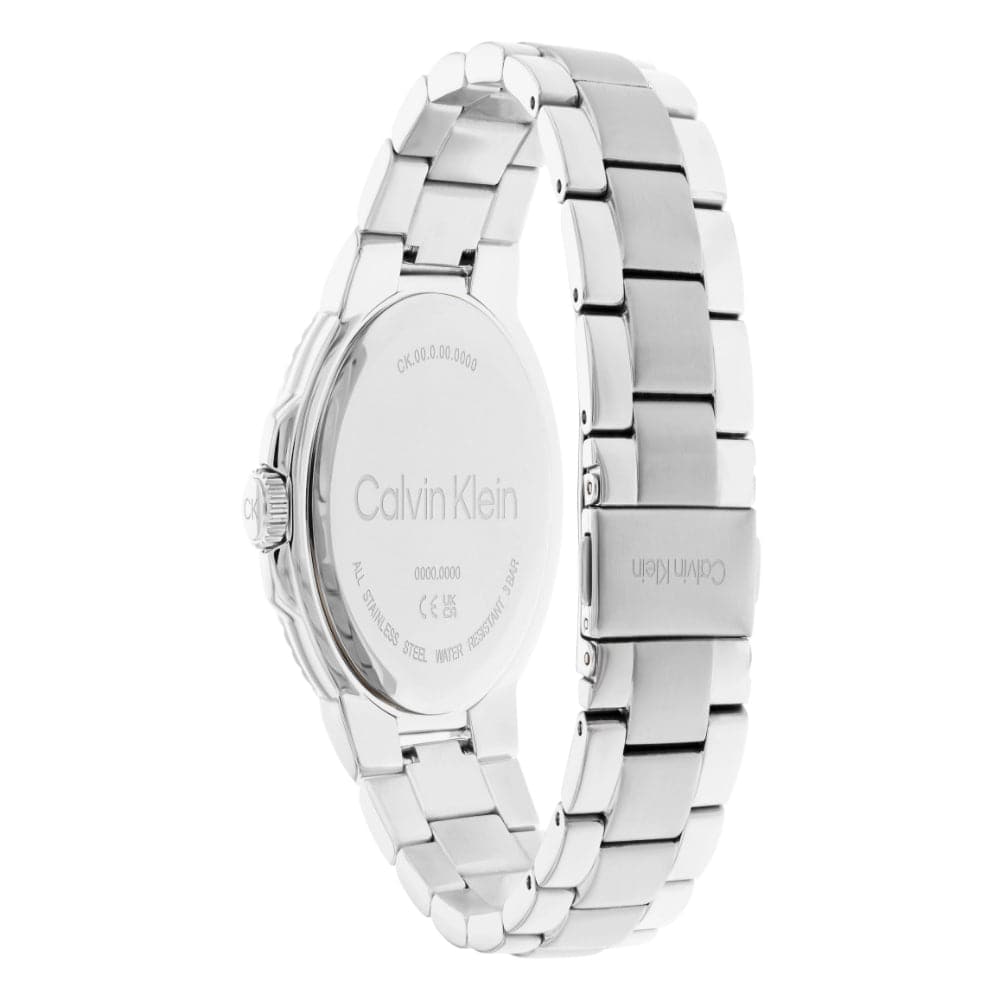 Calvin Klein Black Dial Silver Stainless Steel Strap Men Watch 25200203