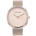 Calvin Klein Rose Gold Dial Milanese Strap Women Watch 25200247