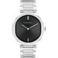 Calvin Klein Black Dial Silver Stainless Steel Strap Women Watch 25200249