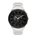 Calvin Klein Chronograph Black Dial Silver Stainless Steel Strap Men Watch 25200301
