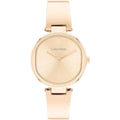 Calvin Klein Rose Gold Dial Stainless Steel Strap Women Watch 25200308