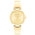 Calvin Klein Gold Dial Stainless Steel Strap Women Watch 25200309