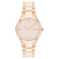 Calvin Klein Rose Gold Dial Stainless Steel Strap Women Watch 25200334