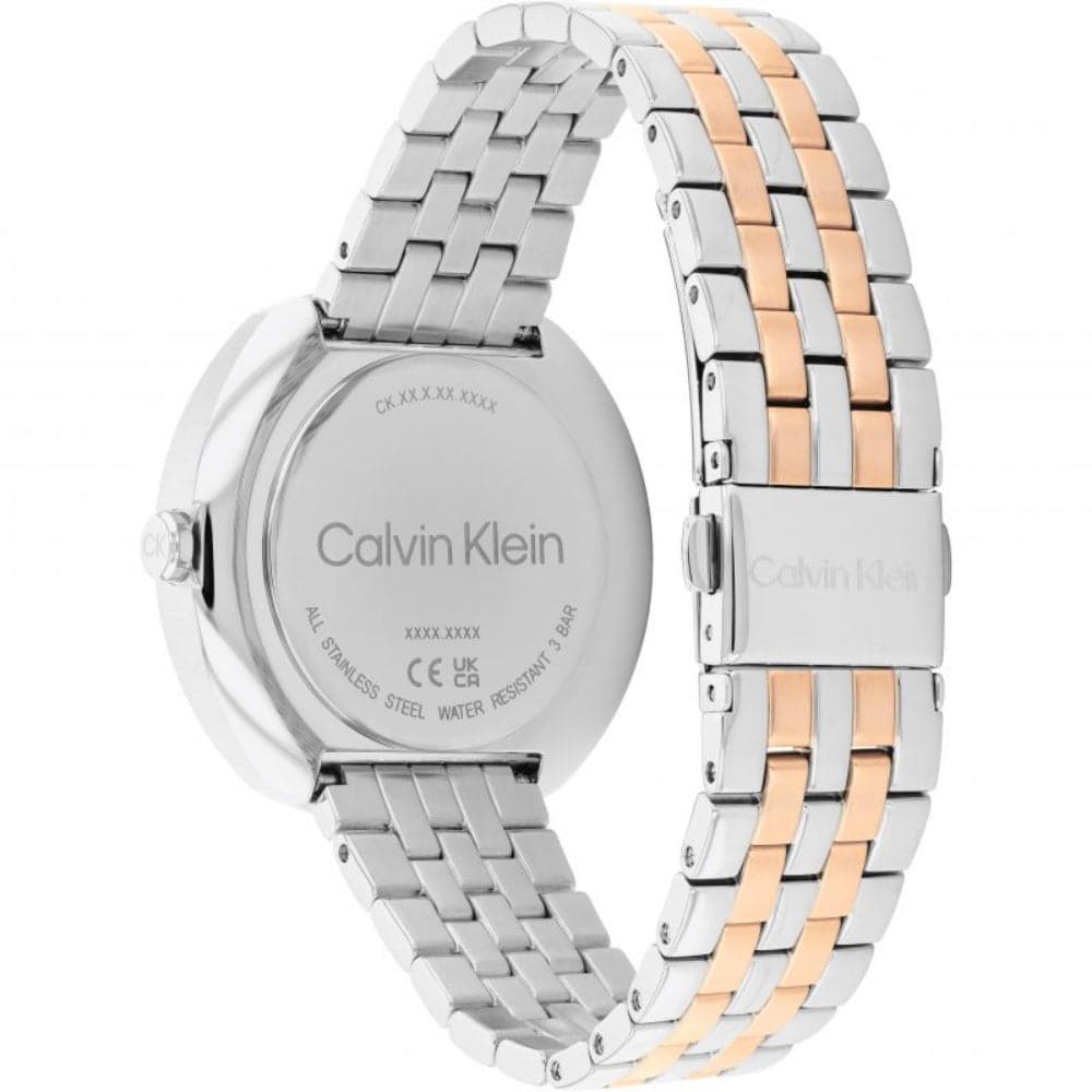 Calvin Klein Chronograph Two-Tone Stainless Steel Strap Women Watch 25200337