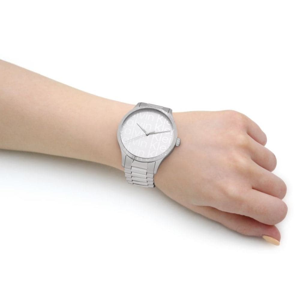 Calvin Klein Silver Dial Stainless Steel Strap Unisex Watch 25200342