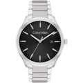 Calvin Klein Black Dial Silver Stainless Steel Strap Men Watch 25200348