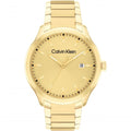 Calvin Klein Gold Dial Stainless Steel Strap Men Watch 25200349