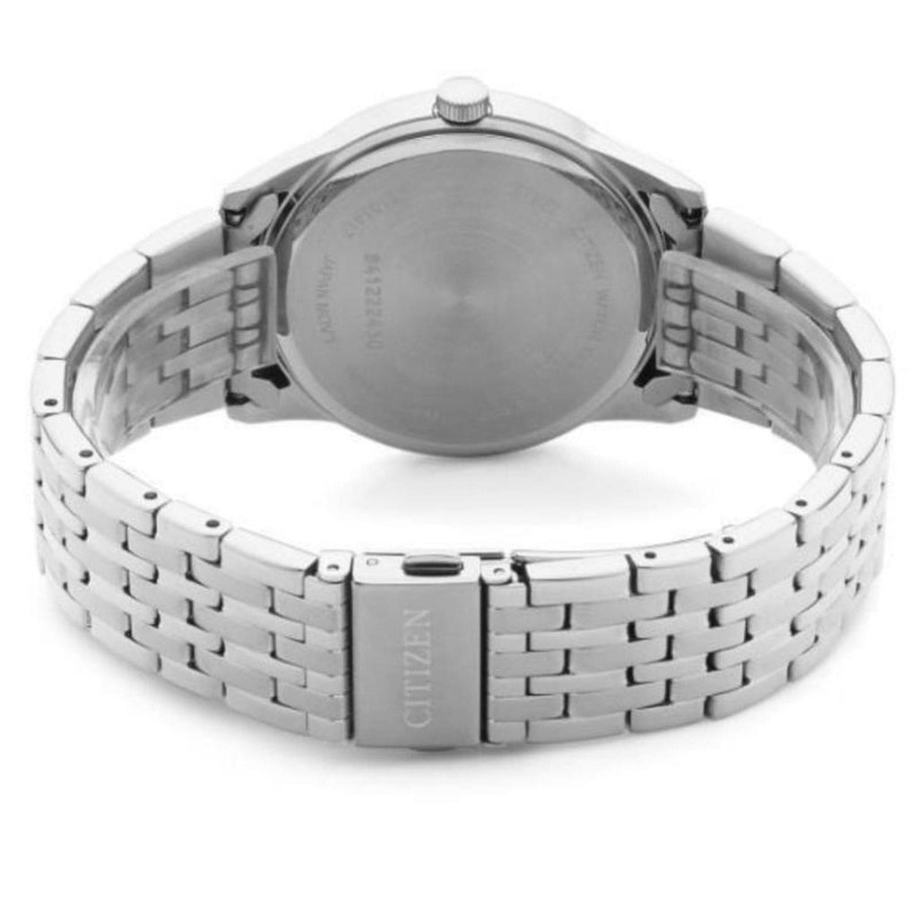 CITIZEN BI5000-87L BLUE DIAL STAINLESS STEEL BRACELET STRAP MEN'S WATCH
