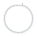 Chiara Ferragni Diamond Heart Silver Necklace