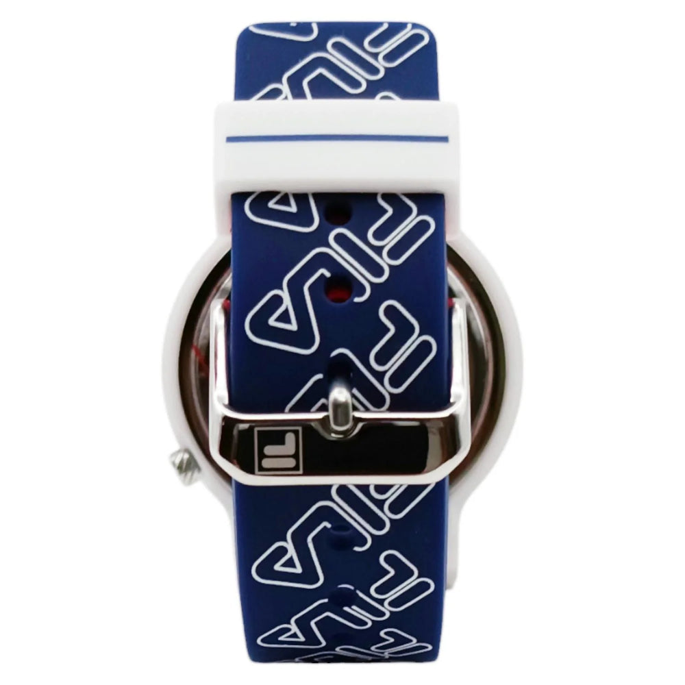 Fila Analog White Dial Multicolor Silicone Strap Unisex Watch 38-320-203