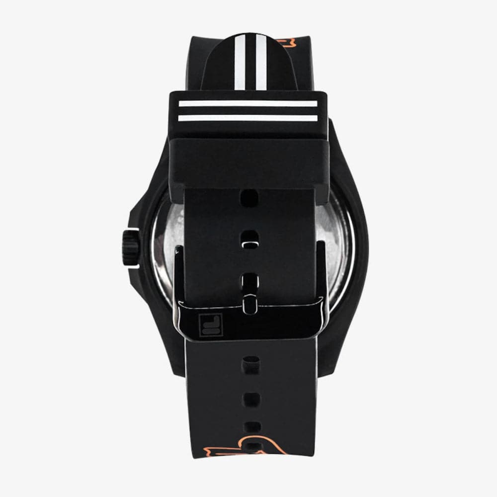 Fila Analog Black Dial Silicone Strap Unisex Watch 38-330-001