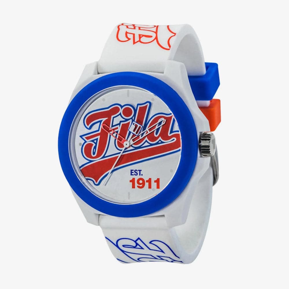 Fila Analog White Dial & Silicone Strap Unisex Watch 38-330-002