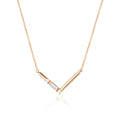 GEORGINI THE LAYERED EDIT TIGA NECKLACE ROSE GOLD