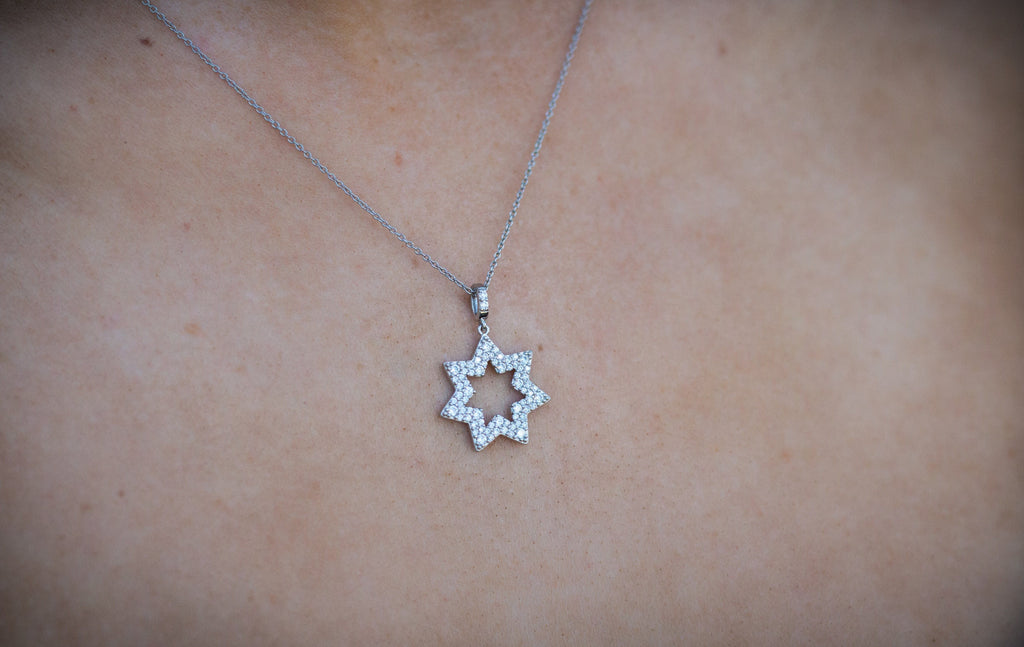 GEORGINI COMMONWEALTH COLLECTION STAR NECKLACE SILVER