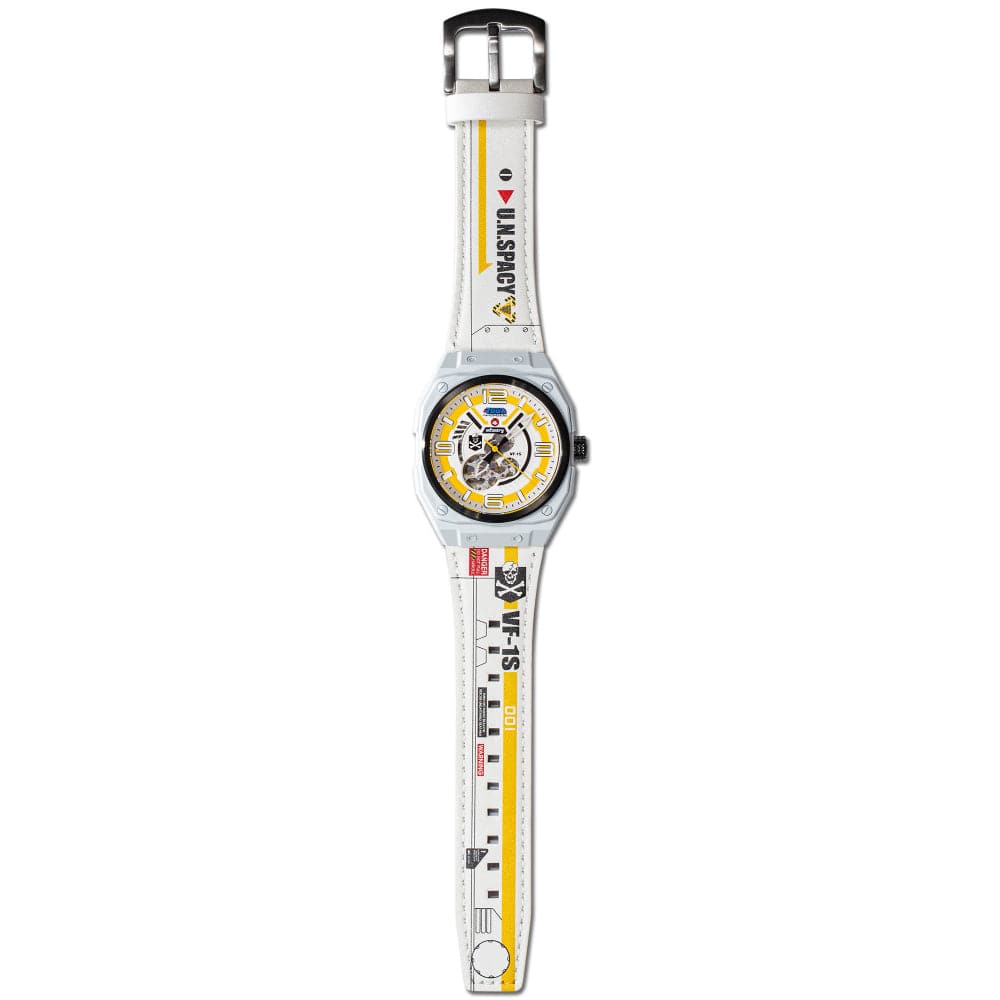 Infantry The Macross Roy Fokker Limited Edition Leather & Silicone Strap Men Watch MOD42-MAC-SET-Y-C