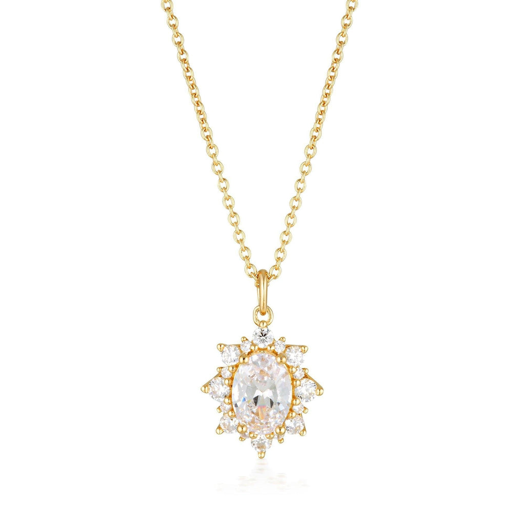 GEORGINI ICONIC BRIDAL ELOISE PENDANT GOLD