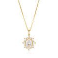 GEORGINI ICONIC BRIDAL ELOISE PENDANT GOLD