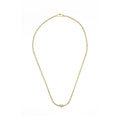 SWEETHEART TENNIS NECKLACE GOLD 42CM
