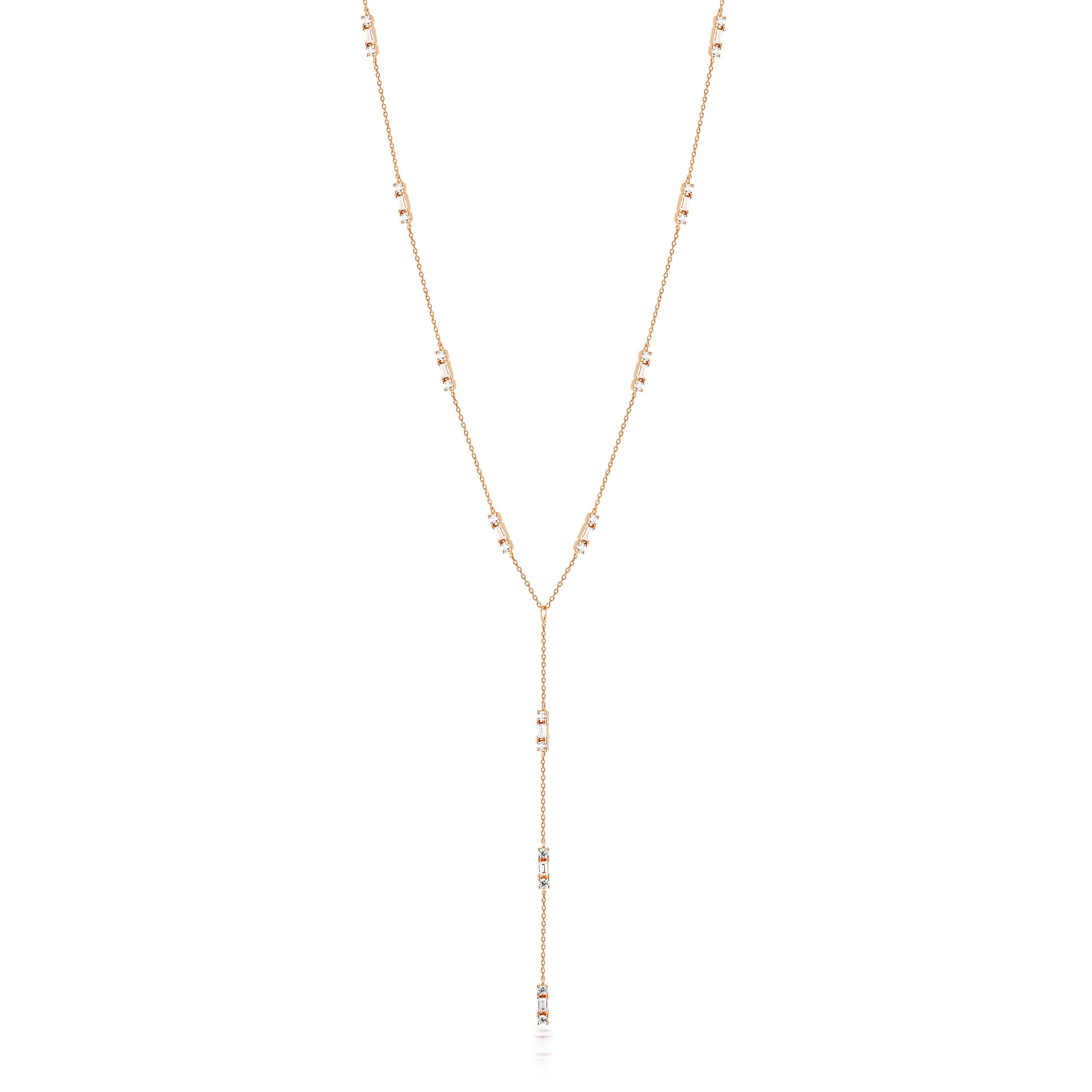 GEORGINI THE LAYERED EDIT TOLU NECKLACE ROSE GOLD