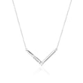 GEORGINI THE LAYERED EDIT TIGA NECKLACE SILVER