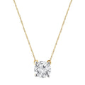 Meera 1.00ct Laboratory-Grown Solitaire Diamond Necklace in 9kt Yellow Gold