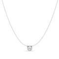 Mirage Slider Necklace with 1.00ct of Laboratory-Grown Diamonds in Sterling Silver and Platinum