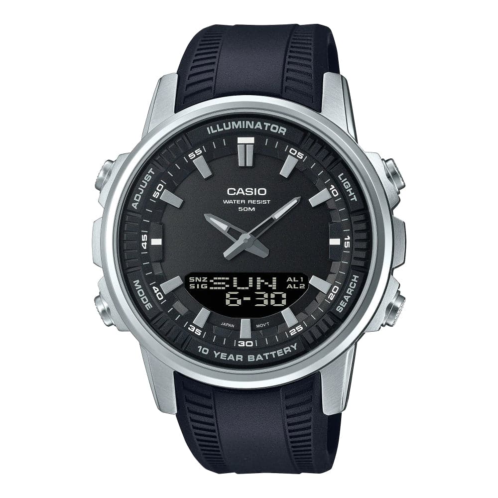 Casio General Black Dial & Resin Strap Men Watch AMW-880-1AVDF