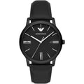Emporio Armani Black Dial Leather Strap Men Watch AR11573