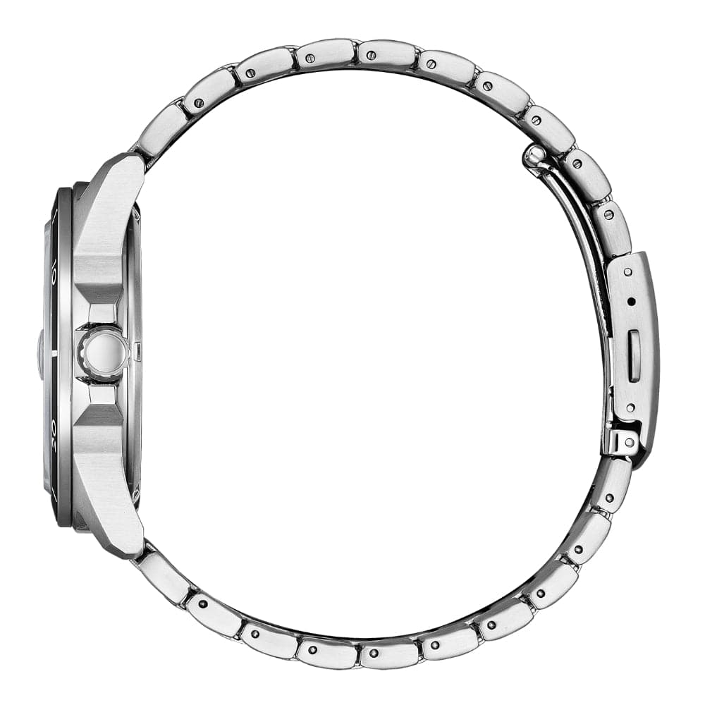Citizen Eco-Drive Silver Stainless Steel Strap Men Watch AW1816-89X