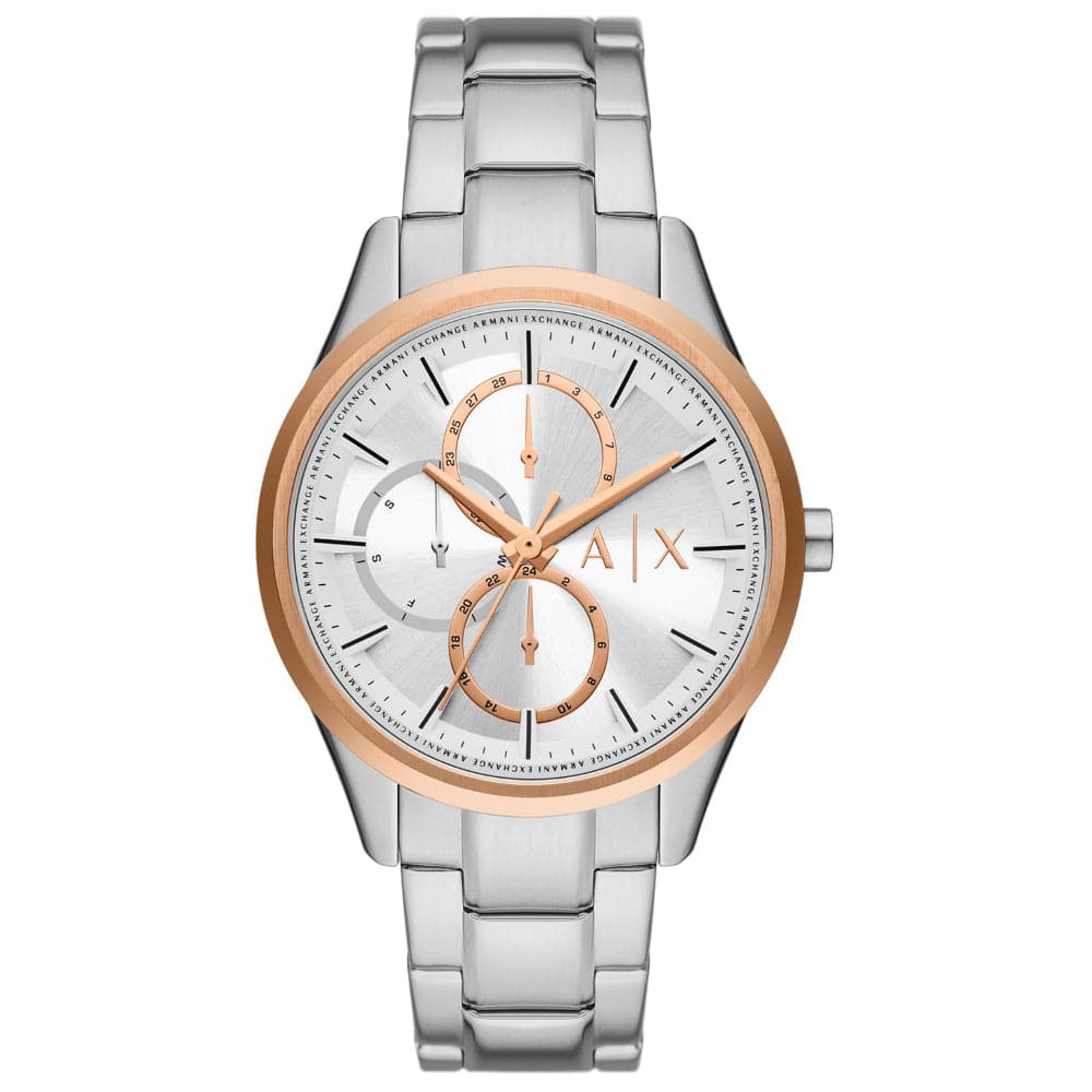 Armani Exchange Multifunction Silver Stainless Steel Strap Men Watch AX1870