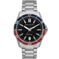 Armani Exchange Black Dial Silver Stainless Steel Strap Men Watch AX1955