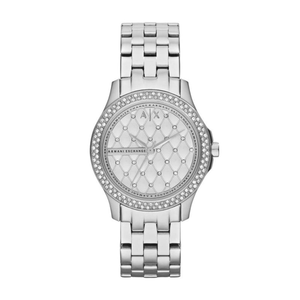 Armani Exchange Silver Stainless Steel Strap Women Watch AX5215