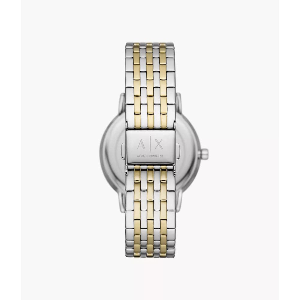 Armani Exchange Two-Tone Stainless Steel Strap Women Watch AX5595