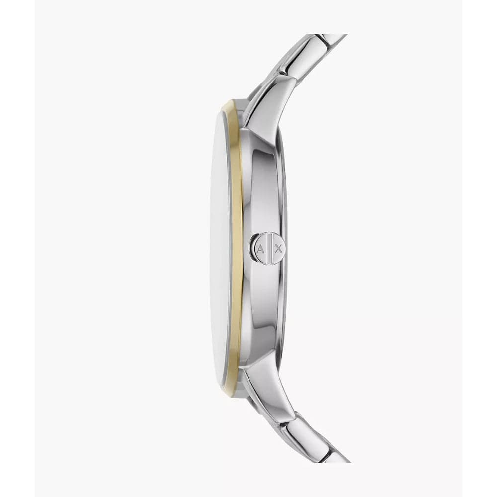 Armani Exchange Two-Tone Stainless Steel Strap Women Watch AX5595