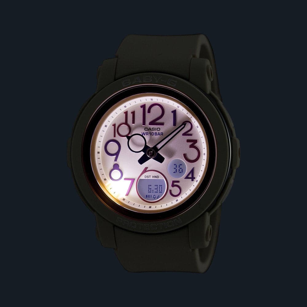 Casio Baby-G White Resin Strap Women Watch BGA-290PA-7ADR
