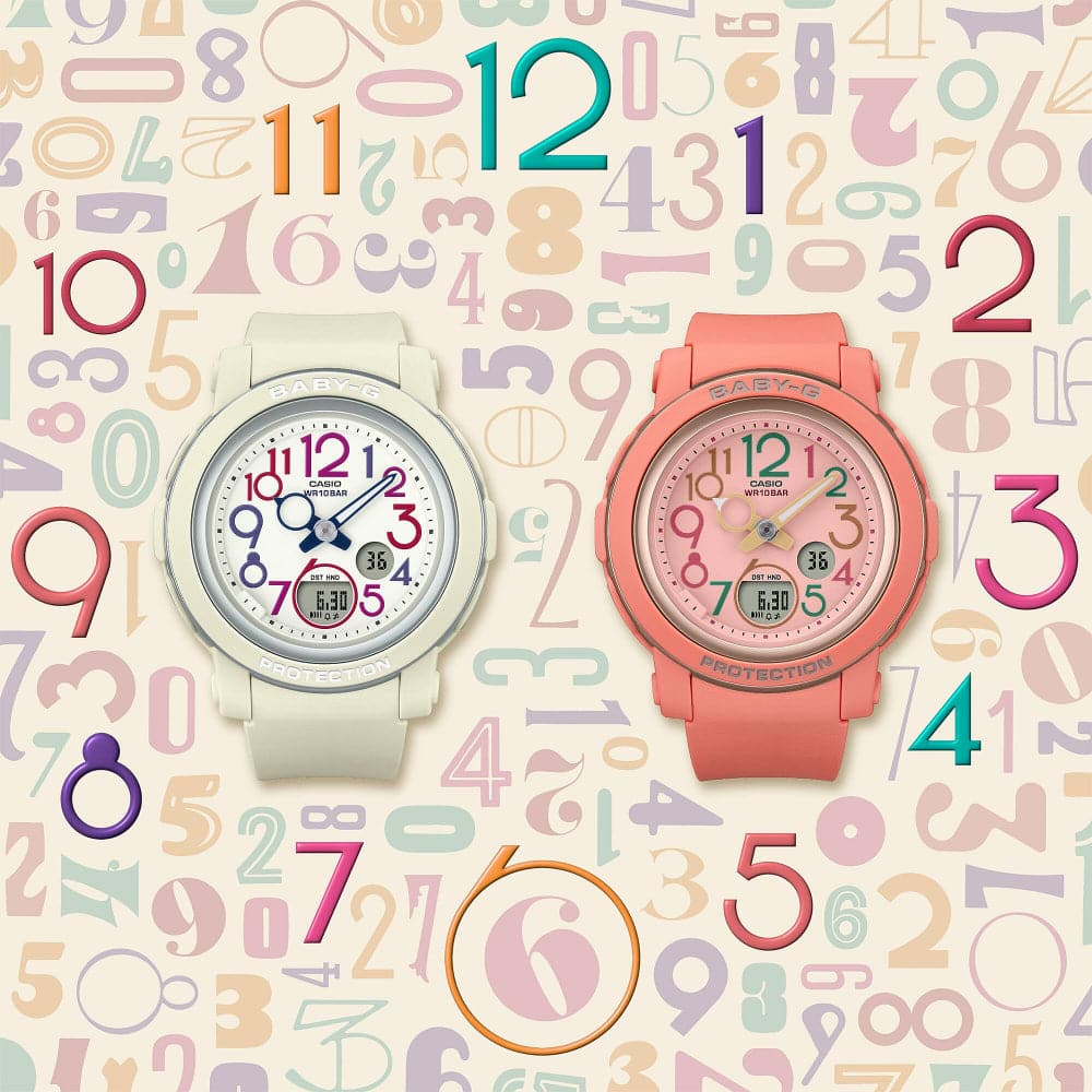 Casio Baby-G White Resin Strap Women Watch BGA-290PA-7ADR