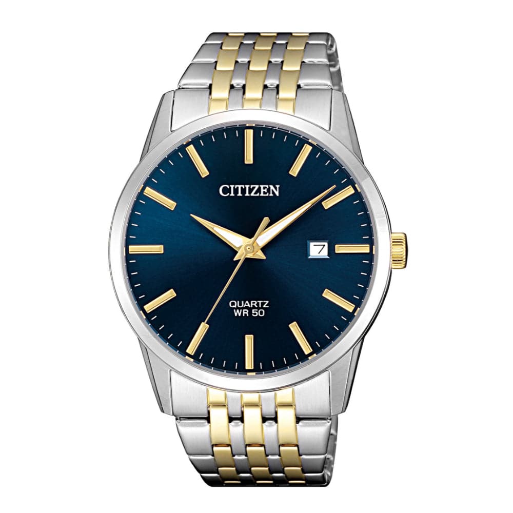 Citizen Blue Dial Two-Tone Stainless Steel Strap Men Watch BI5006-81L