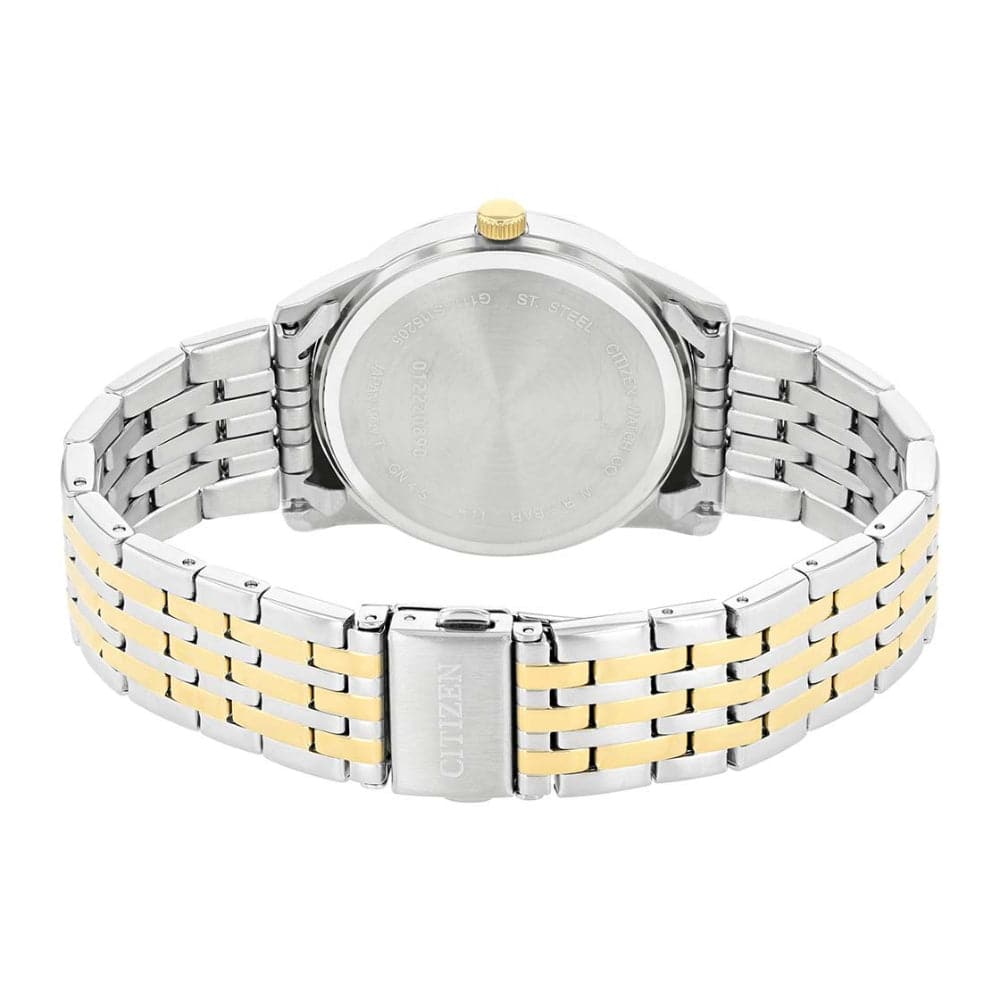 Citizen White Dial Two-Tone Stainless Steel Strap Men Watch BI5006-81P