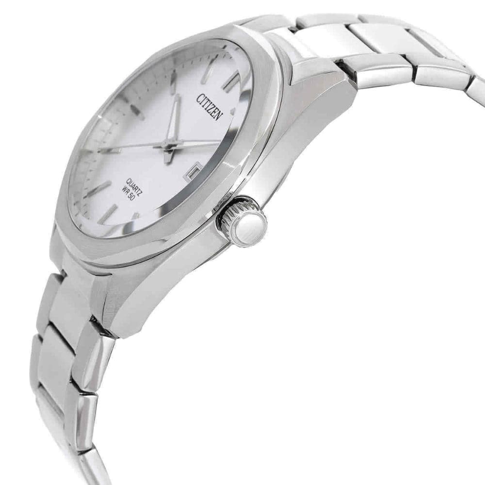 Citizen Quartz Silver Stainless Steel Strap Men Watch BI5110-54A