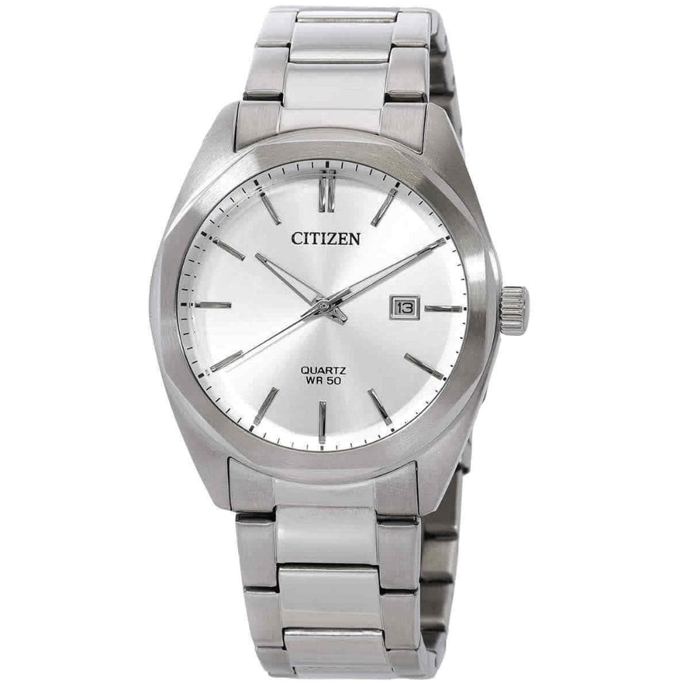 Citizen Quartz Silver Stainless Steel Strap Men Watch BI5110-54A
