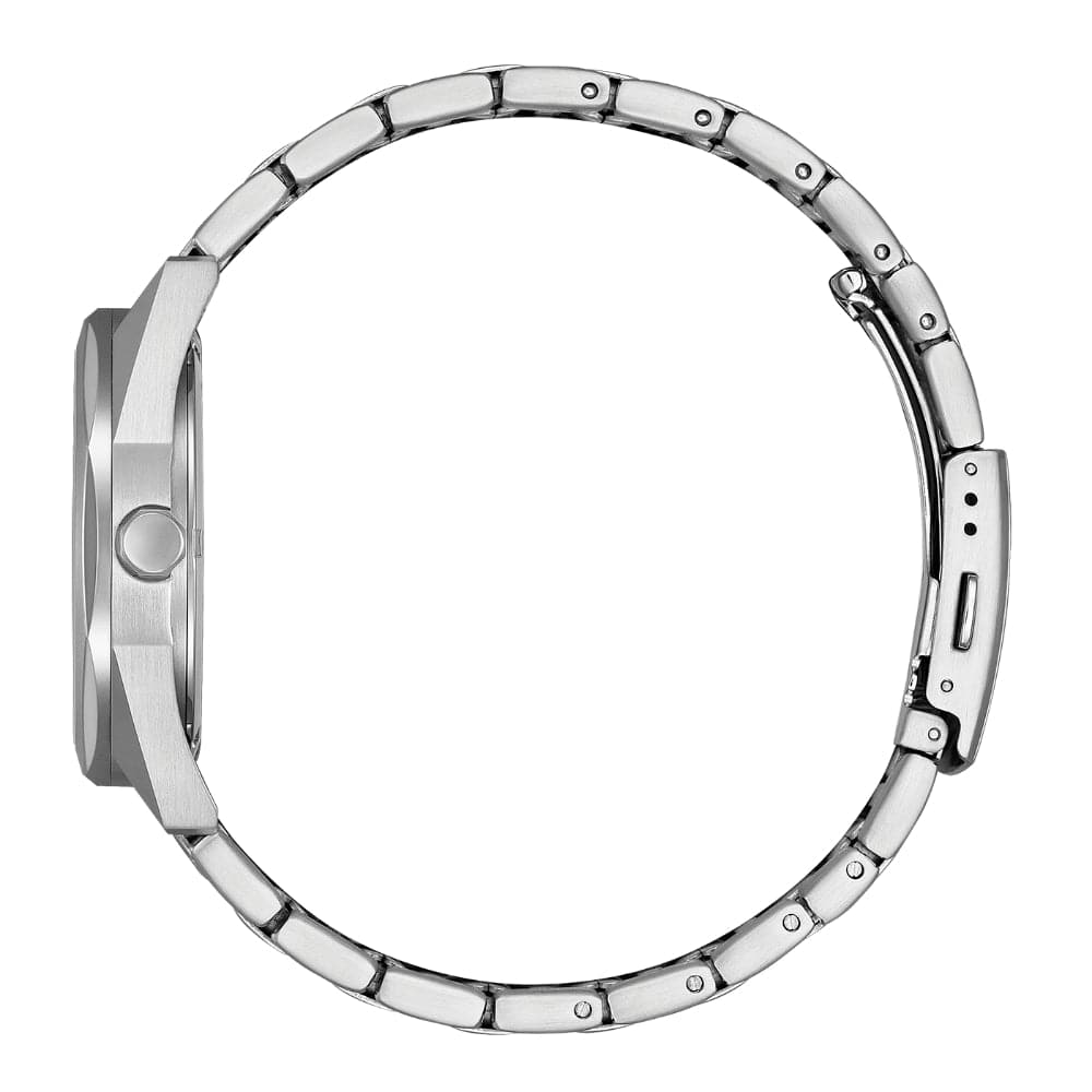 Citizen Eco-Drive White Dial Silver Stainless Steel Strap Men Watch BM7620-83A