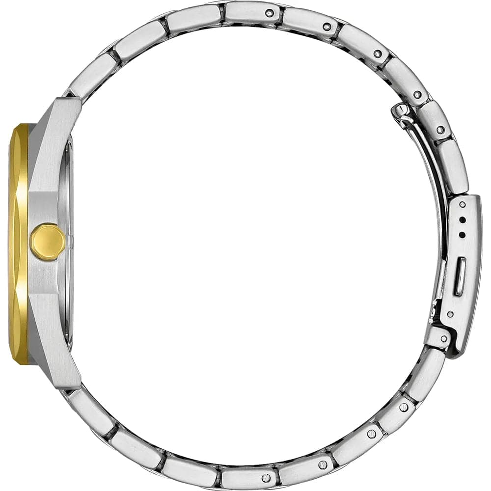 Citizen Eco-Drive Two-Tone Stainless Steel Strap Men Watch BM7624-82A