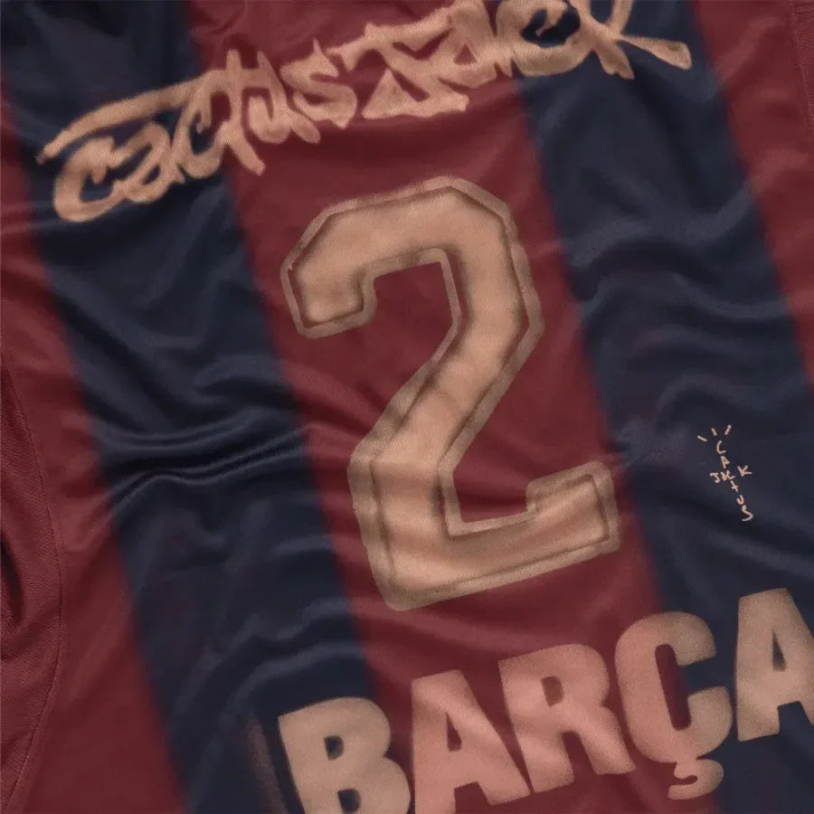 Travis Scott x FC Barcelona Retro 2000/01 Home Authentic Player
