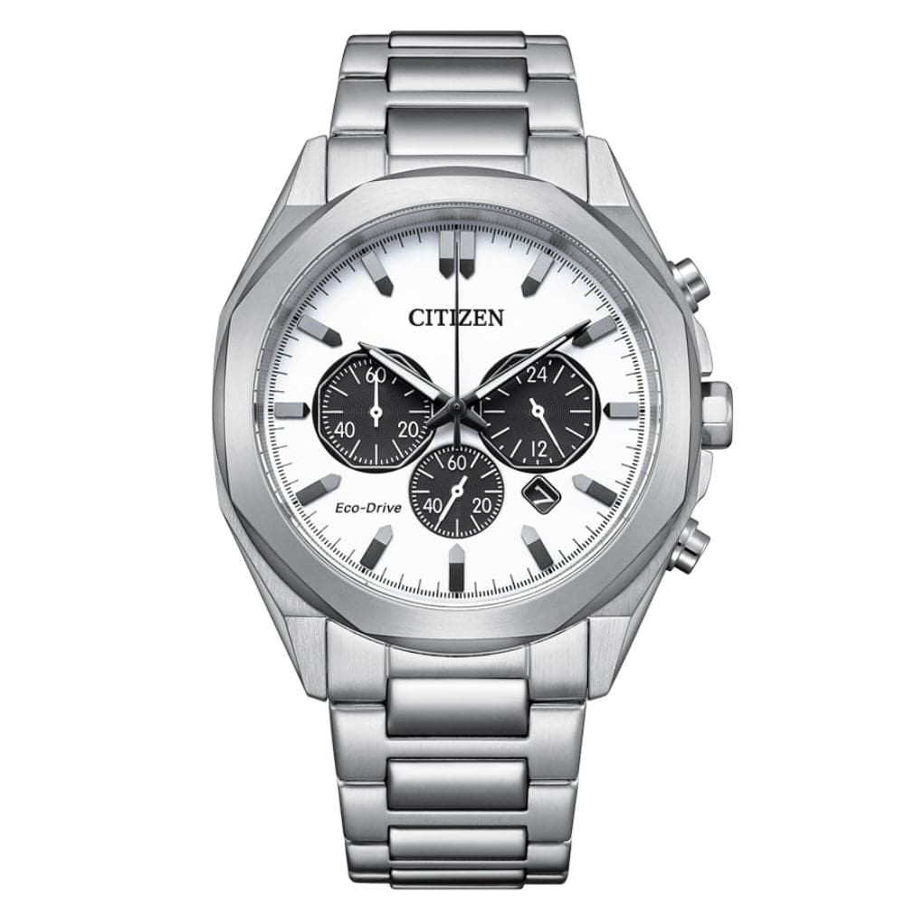 Citizen Eco-Drive Silver Stainless Steel Strap Men Watch CA4590-81A