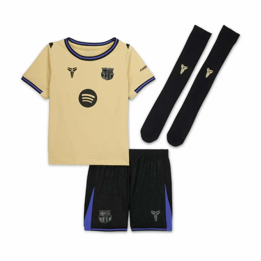 Kids KIT Barcelona Away Fan Jersey 2025/26
