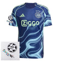 Ajax Amsterdam Away Fan Jersey 2025/26 Patches UCL + 10th Anniversary UEFA Foundation