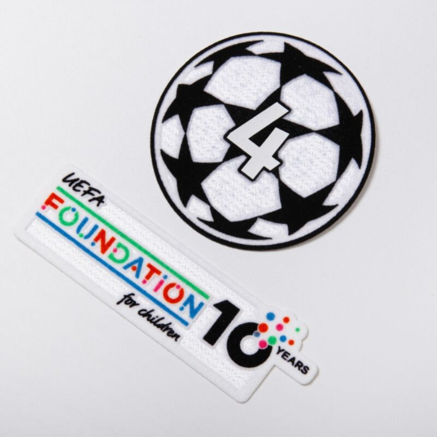 Ajax Amsterdam Home Fan Jersey 2025/26 Patches UCL + 10th Anniversary UEFA Foundation