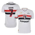 São Paulo Home Lucas 7 Fan Jersey 2025/26 Official Printing
