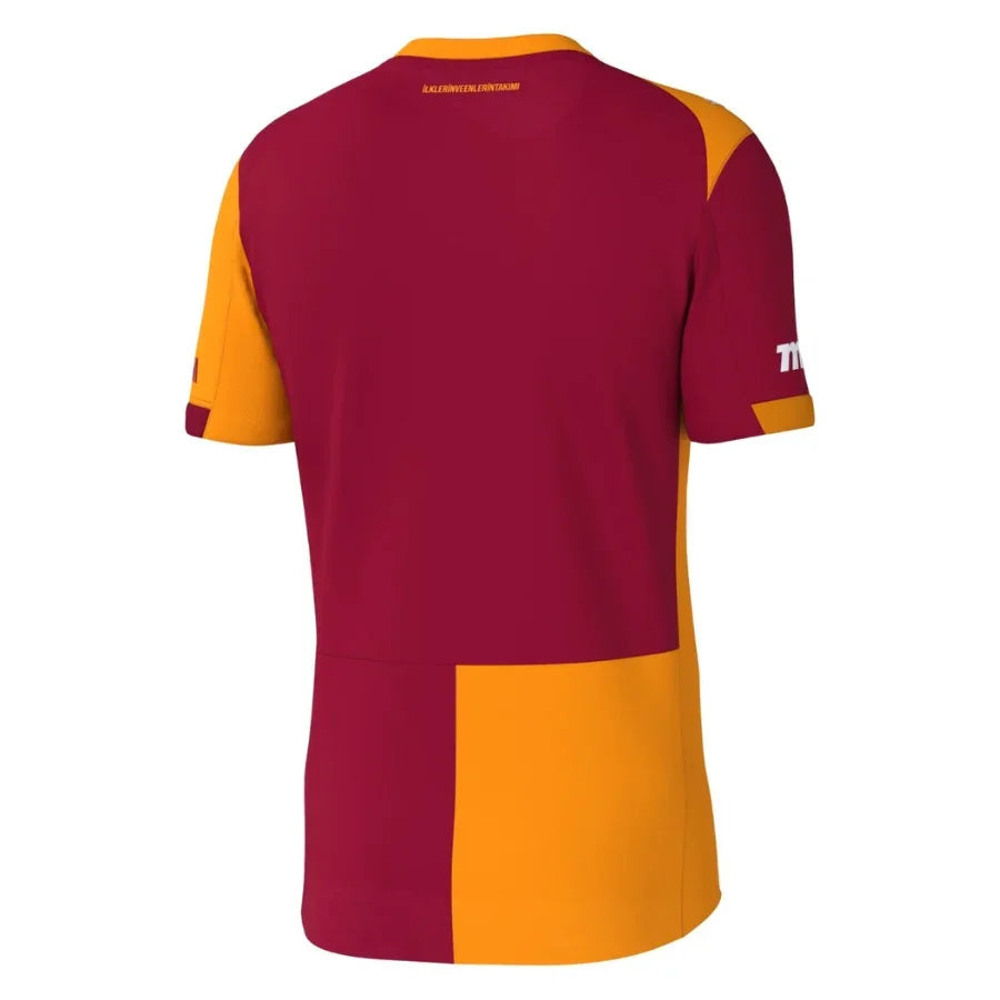 Galatasaray Home Fan Jersey 2025/26 Patches UCL + 10th Anniversary UEFA Foundation