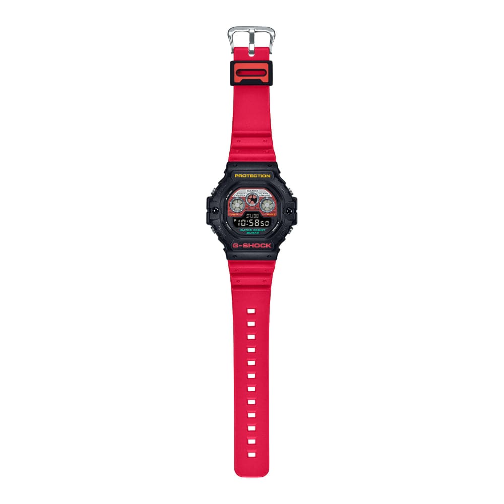 Casio G-Shock Digital Red Resin Strap Men Watch DW-5900MT-1A4DR